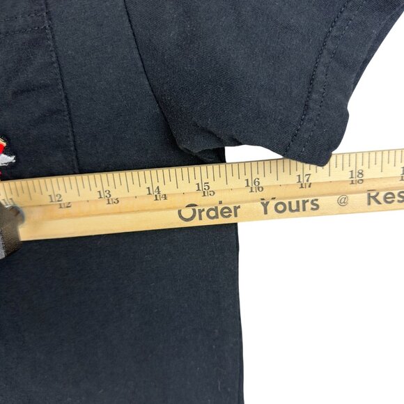 Disney Grumpy Dwarf T-Shirt Youth S Pocket Black Snow White And Seven Dwarfs. - Picture 5 of 6